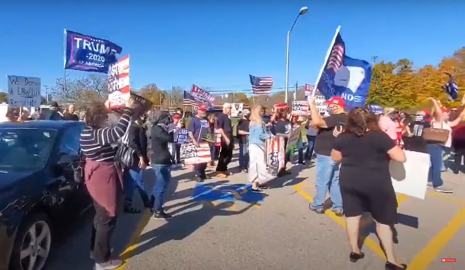 Trump arrives in New Hampshire and it is AWESOME